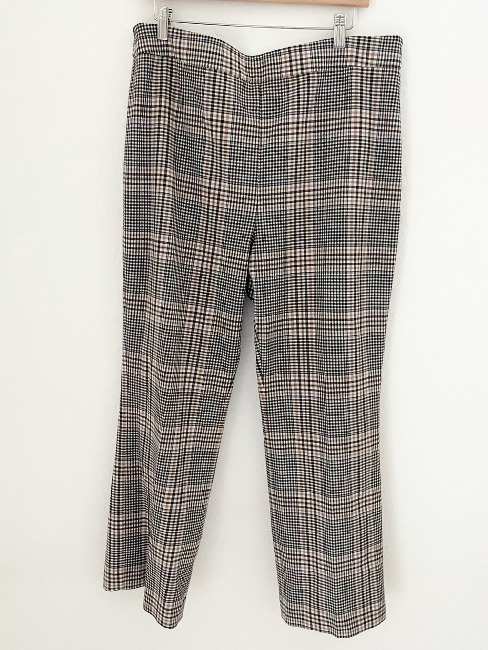 Ann Taylor plaid straight dress pants size 14